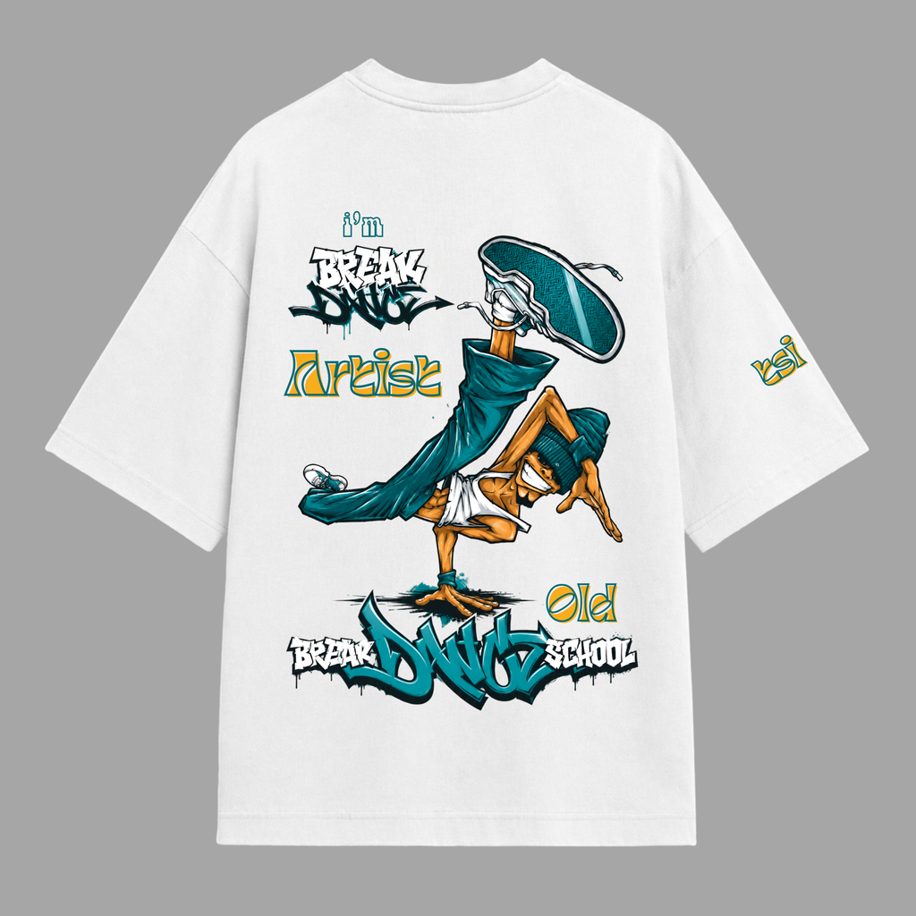 Break Dance Artist - White