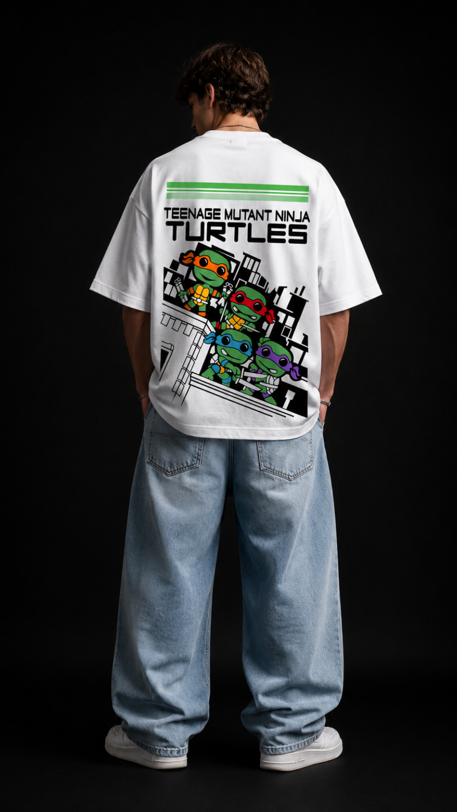 The Ninja Turtles Graphic - White