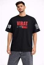 Black Cotton Oversized Legacy King Era Graphic T-Shirt For Unisex