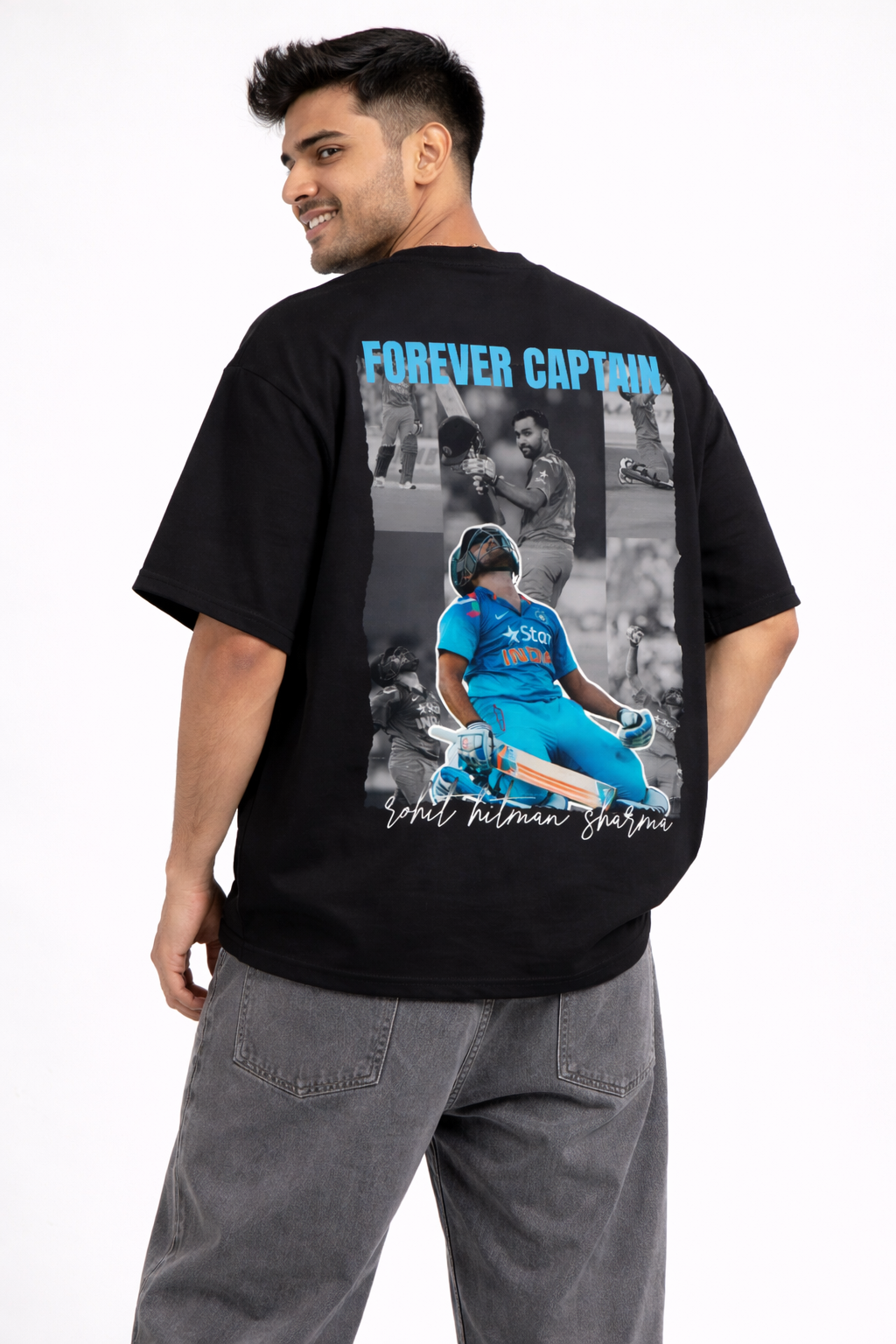 Rohit Sharma Captain Tribute T-Shirt For Unisex