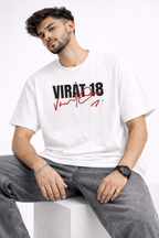 Gods Plan Cricket Virat Fan Tee - White