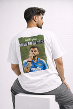 Gods Plan Cricket Virat Fan Tee - White