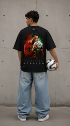 Cristiano Ronaldo Fan T-Shirt - Black