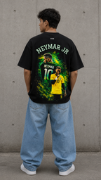 Neymar Brasil Football Fan T-Shirt - Black