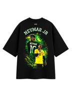 Neymar Brasil Football Fan T-Shirt - Black