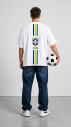 Brasil Cbf Stripe White