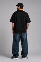 Beat8 Multicolor Graphic black tee