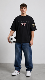 CR7 Ronaldo Football - Black