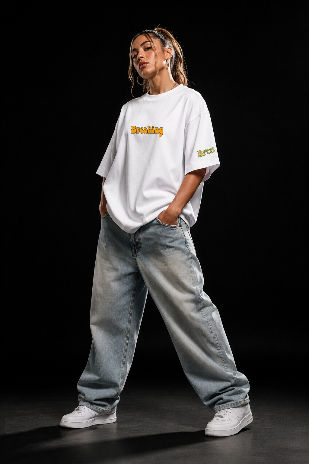 Break Dance Artist - White
